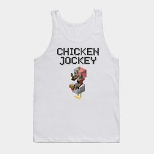 chicken jockey minecraft Tank Top